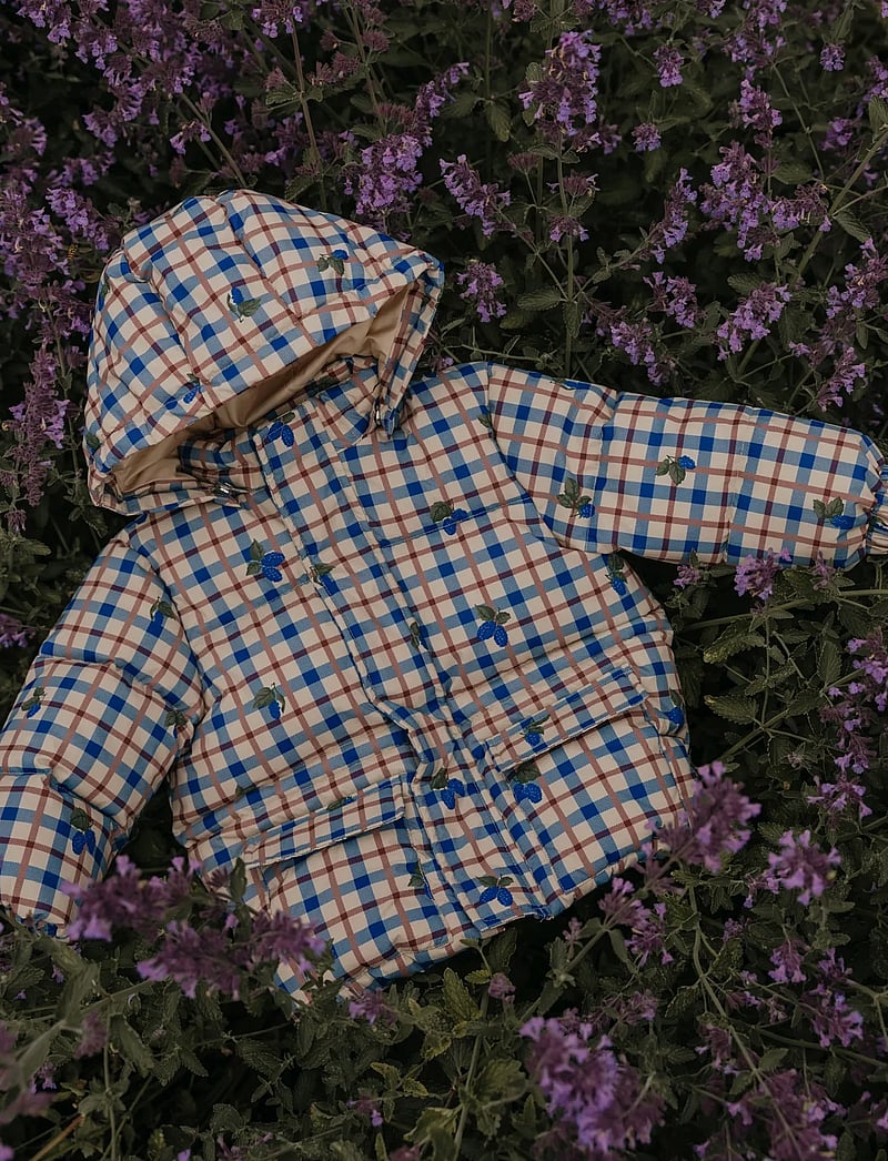 Garbo&Friends - Puffer Parka - mulberry check - 0