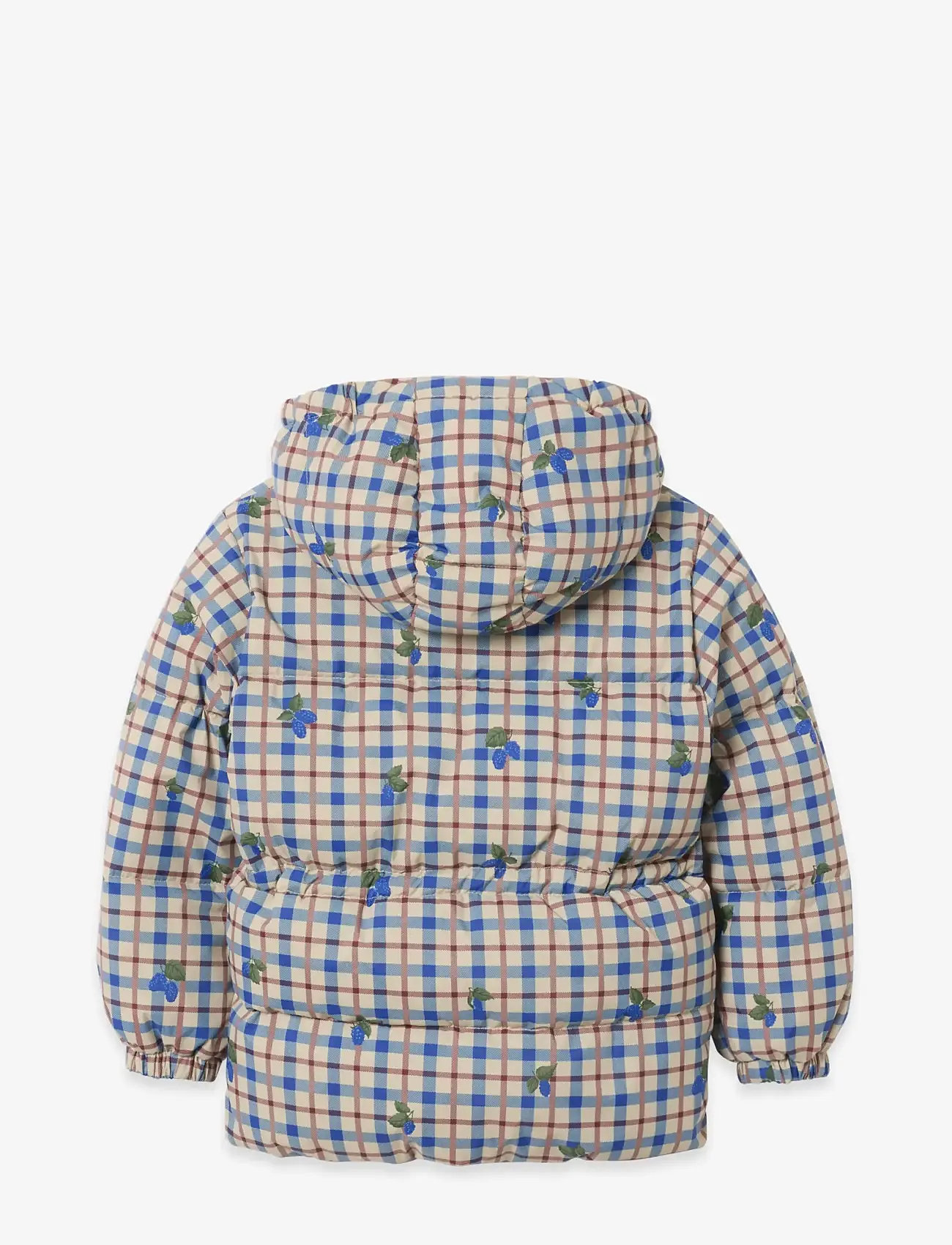 Garbo&Friends - Puffer Parka - winter jackets - mulberry check - 2
