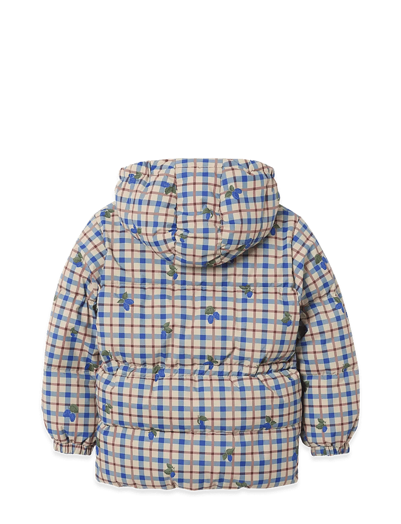 Garbo&Friends - Puffer Parka - mulberry check - 2