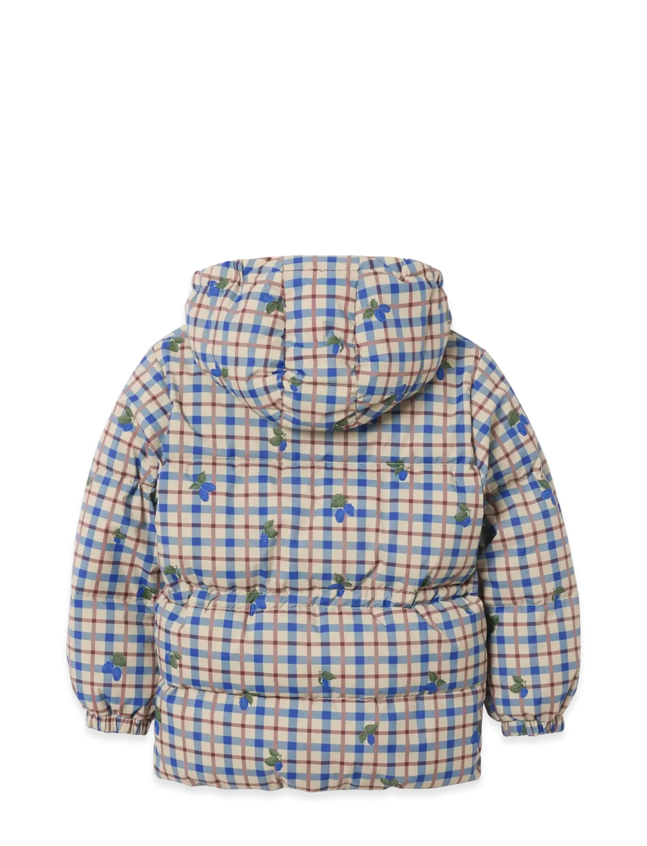 Garbo&Friends - Puffer Parka - mulberry check - 2