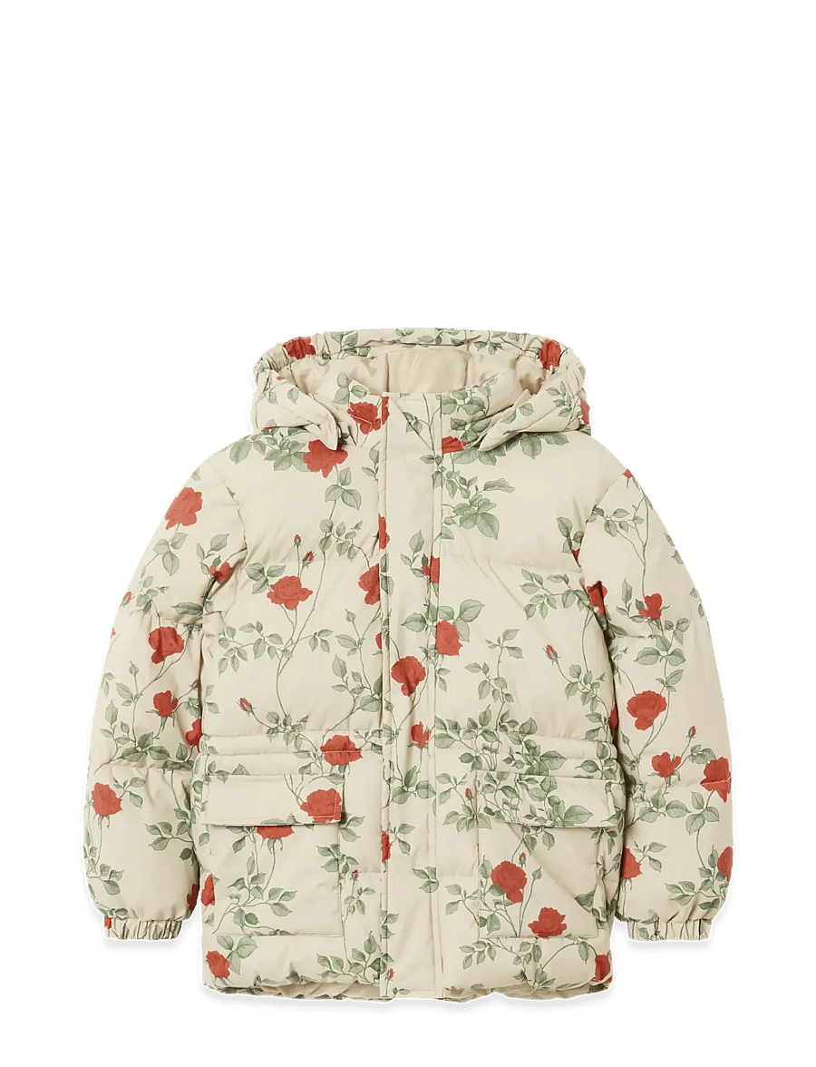 Garbo&Friends - Puffer Parka - winterjacke - roses - 1
