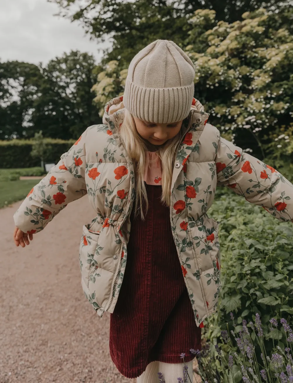 Garbo&Friends - Puffer Parka - winterjacke - roses - 0