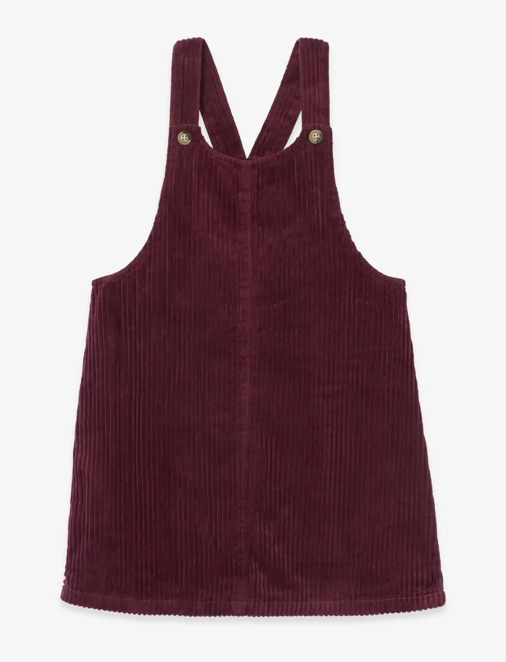 Garbo&Friends - Corduroy Dress - hängselklänningar - burgundy - 1
