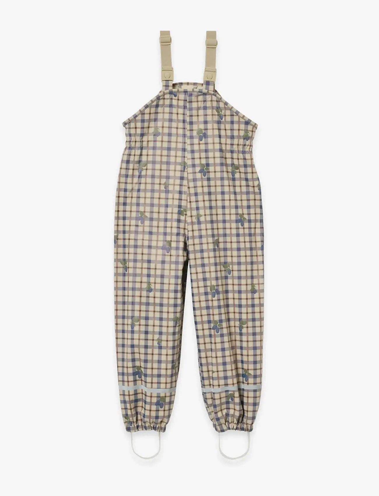 Garbo&Friends - Lined Rain Pant - mulberry check - 1