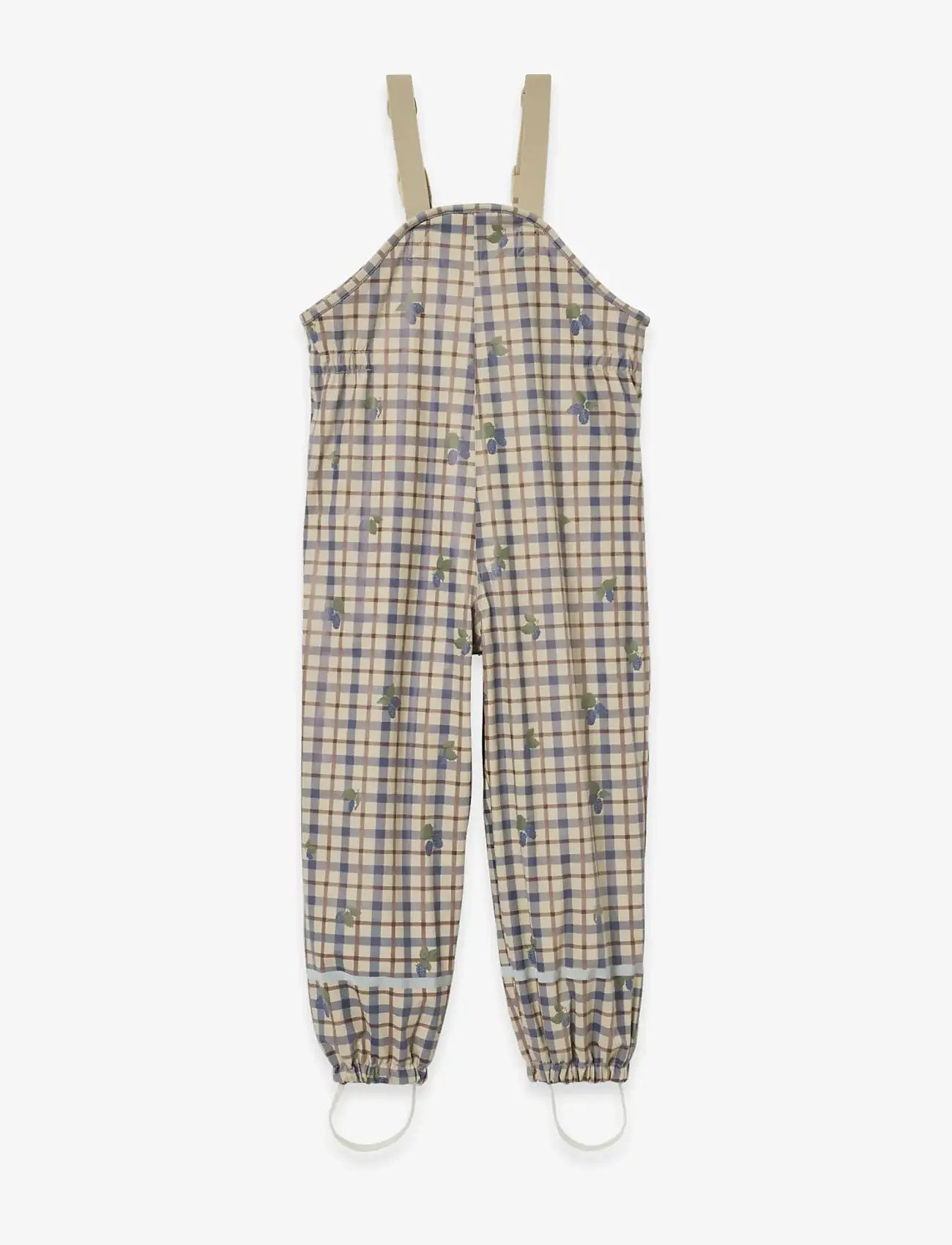 Garbo&Friends - Lined Rain Pant - mulberry check - 2