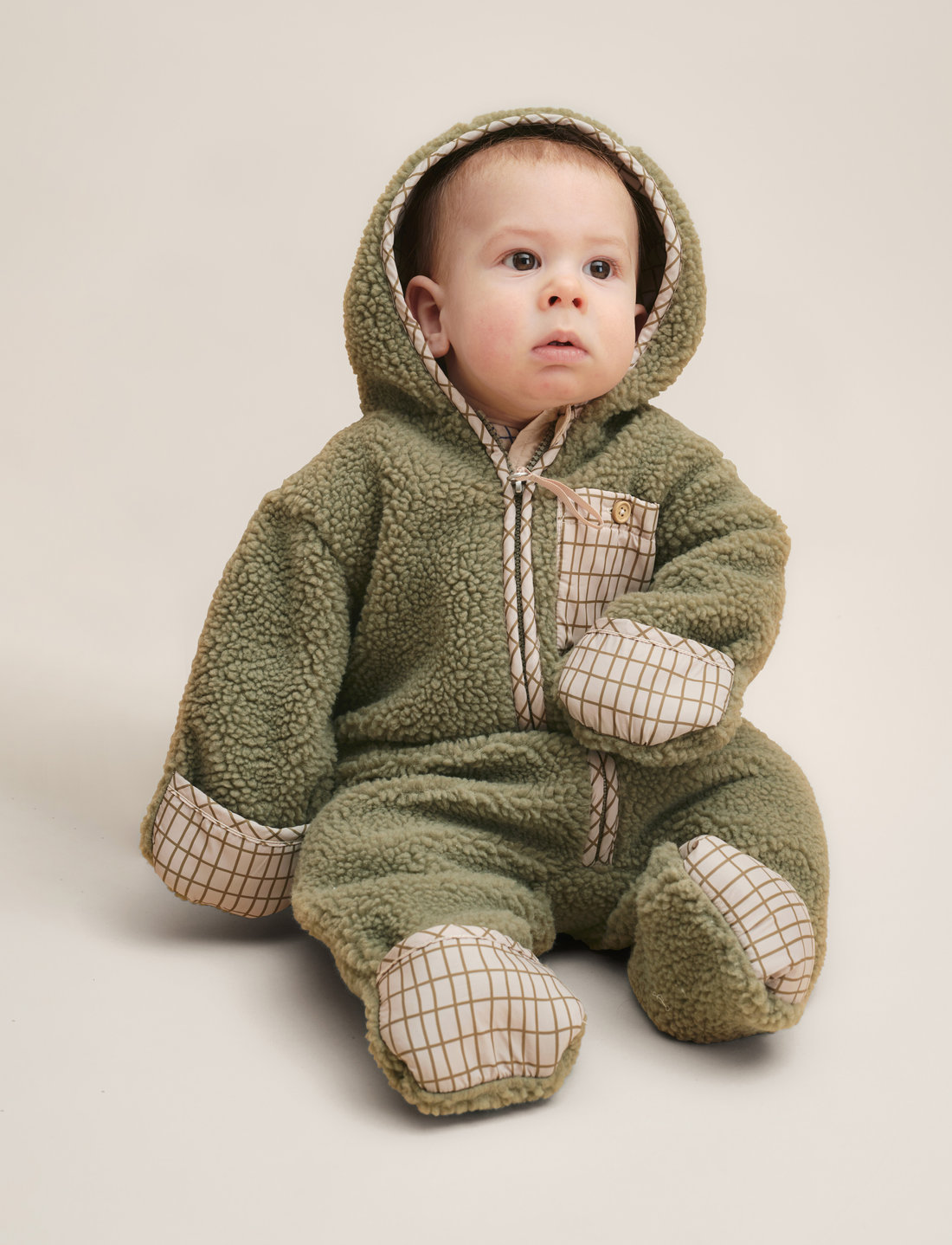 Fleece best sale baby overall