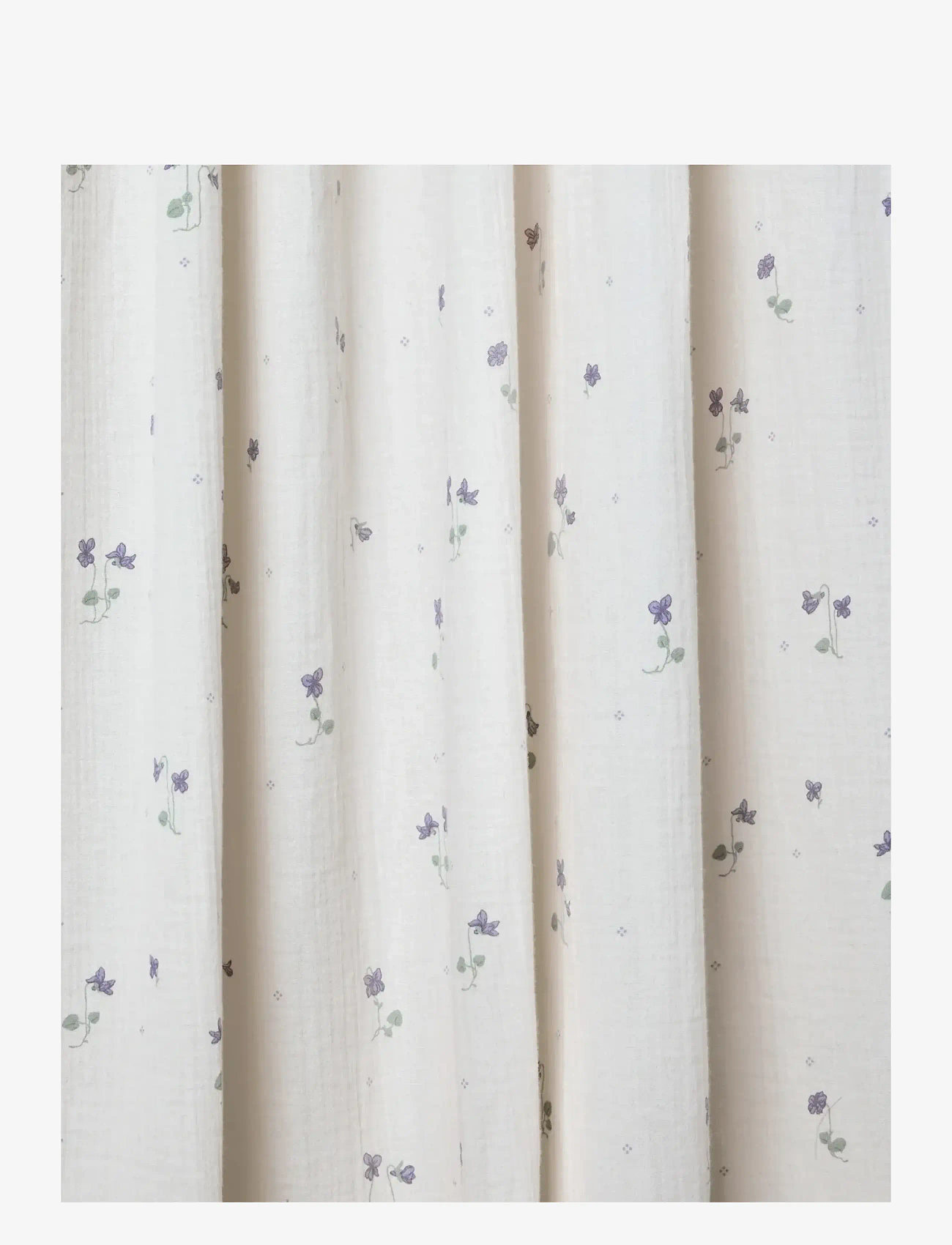 Garbo&Friends - Viola  Muslin Curtain 2-pack - gardinlängder - viola - 1