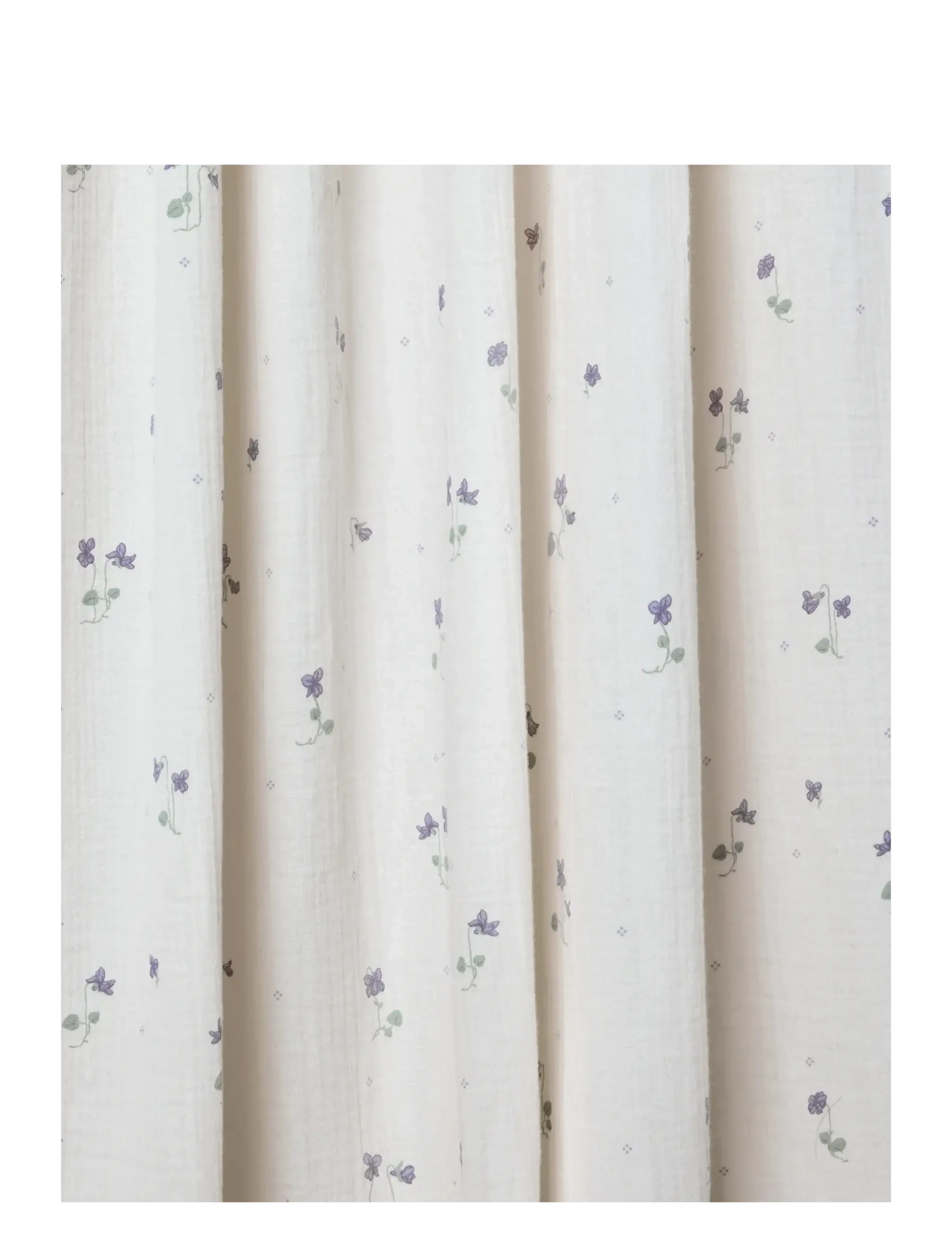 Garbo&Friends Viola  Muslin Curtain 2-pack - Nýkomið - VIOLA / cream