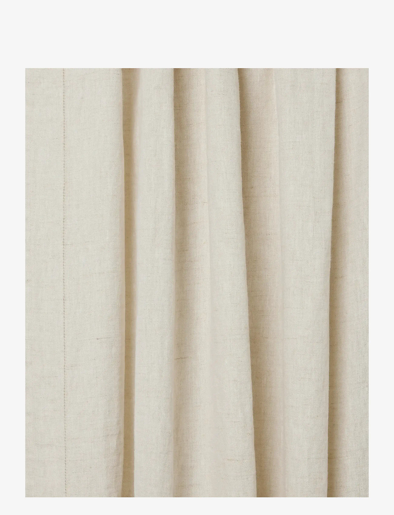 Garbo&Friends - Linen Hemstitched Linen curtain 140x300 cm 2-pack - długie zasłony - linen - 1