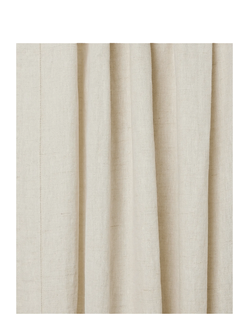 Garbo&Friends - Linen Hemstitched Linen curtain 140x300 cm 2-pack - długie zasłony - linen - 1