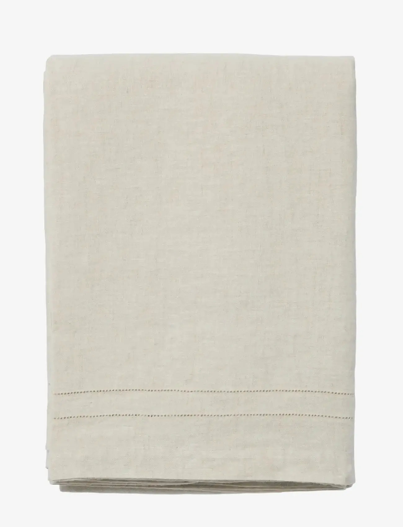 Garbo&Friends - Linen Hemstitched Linen Tablecloth 140x350cm - duge & bordløbere - linen - 1