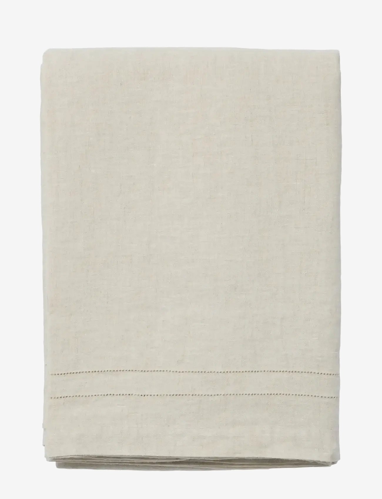 Garbo&Friends Linen Hemstitched Linen Tablecloth 140X350Cm - Cream - 140X270CM