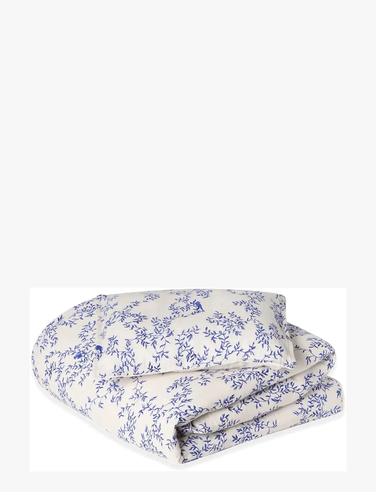 Garbo&Friends - Muslin Bed Set Baby, 70x80/ 28x35 cm, Blueberry - påslakanset - jardim - 1