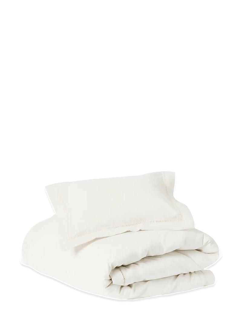 Garbo&Friends - Ladder Lace Bed Set Baby, 70x100/ 40x45 cm, Pearl - voodiriiete komplektid - pearl - 1