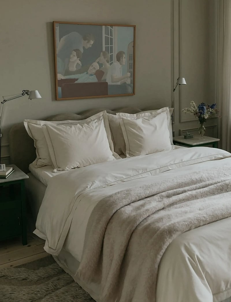 Garbo&Friends - Ladder Lace Bed Set Baby, 70x100/ 40x45 cm, Pearl - voodiriiete komplektid - pearl - 2