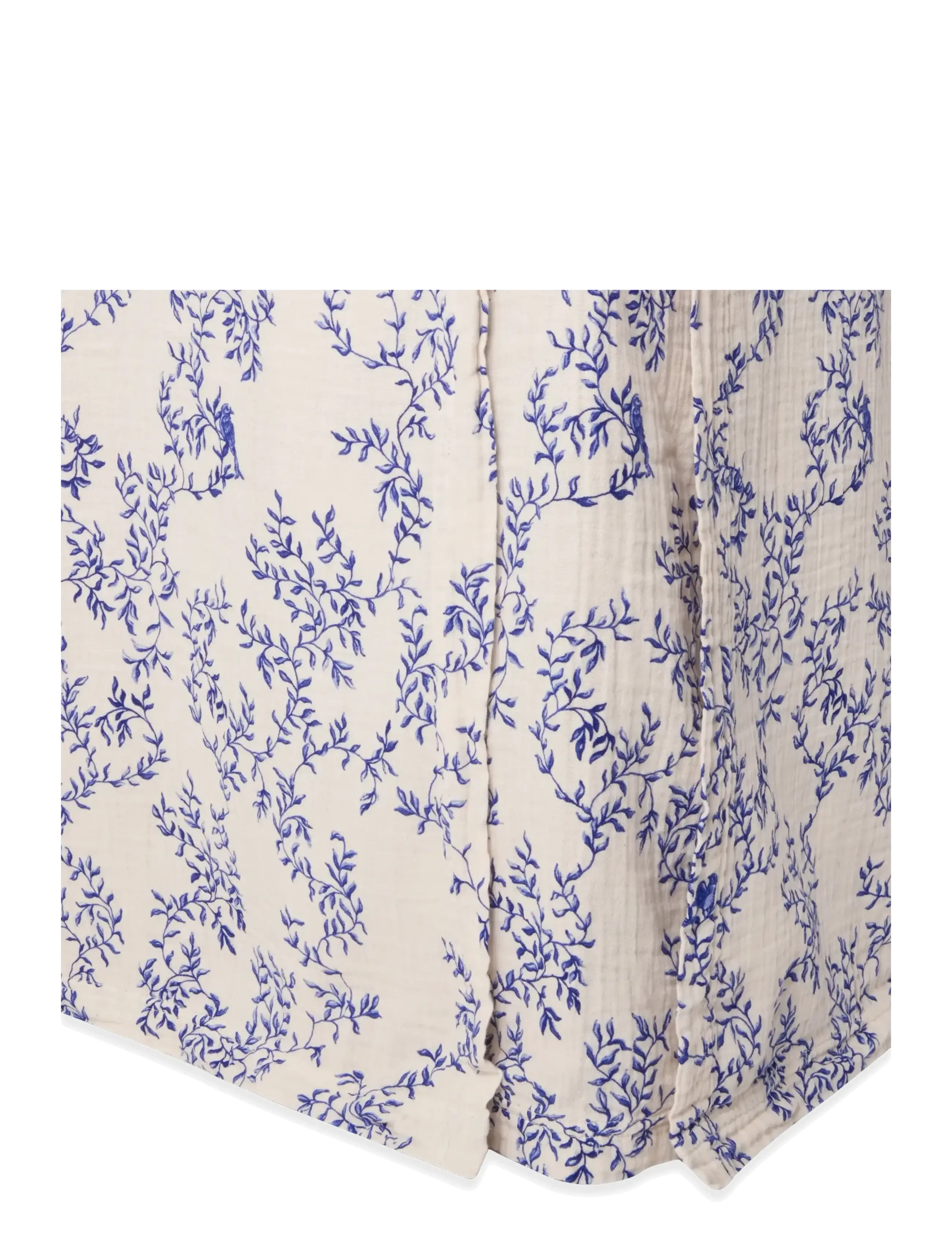 Garbo&Friends Muslin Bed Skirt Single, 90x200x53 cm, Plum - View all - JARDIM / cream