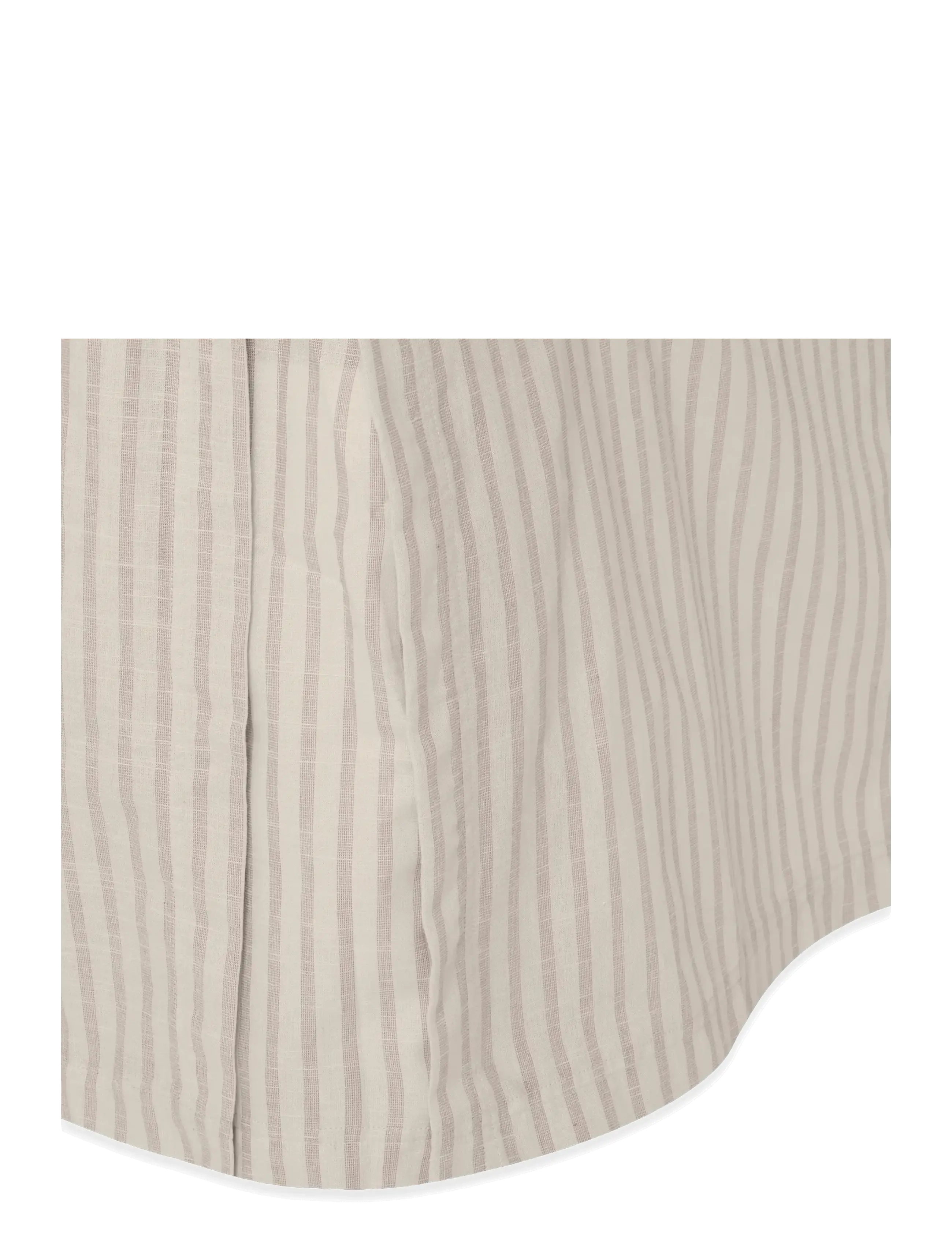 Garbo&Friends Bed Skirt Single, 90X200X53 Cm, Stripe Mauve, Sengeskørt, Beige, Str: 90X200CM