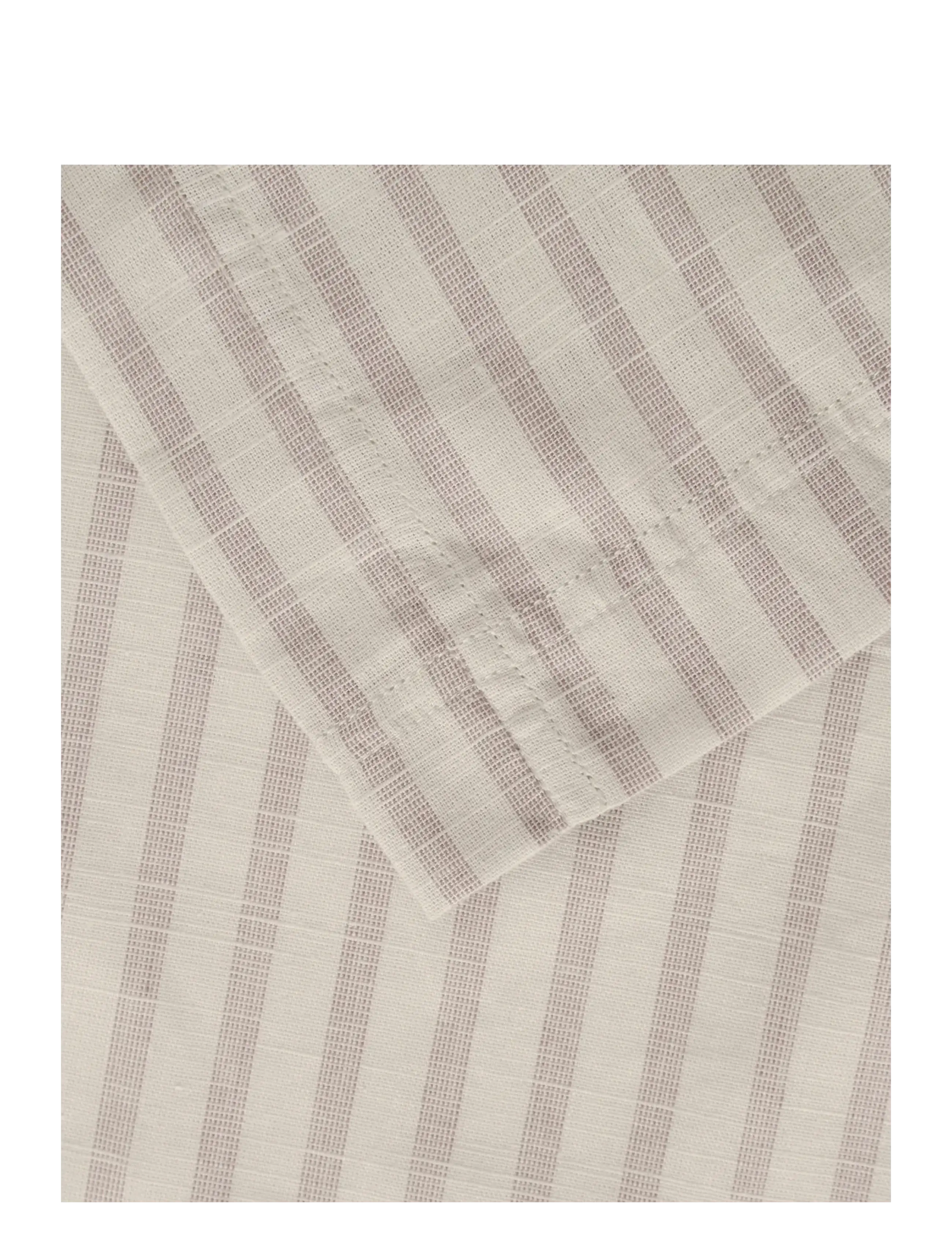 Garbo&Friends - Bed Skirt Single, 90x200x53 cm, Stripe Mauve - sengekapper - stripe mauve - 2
