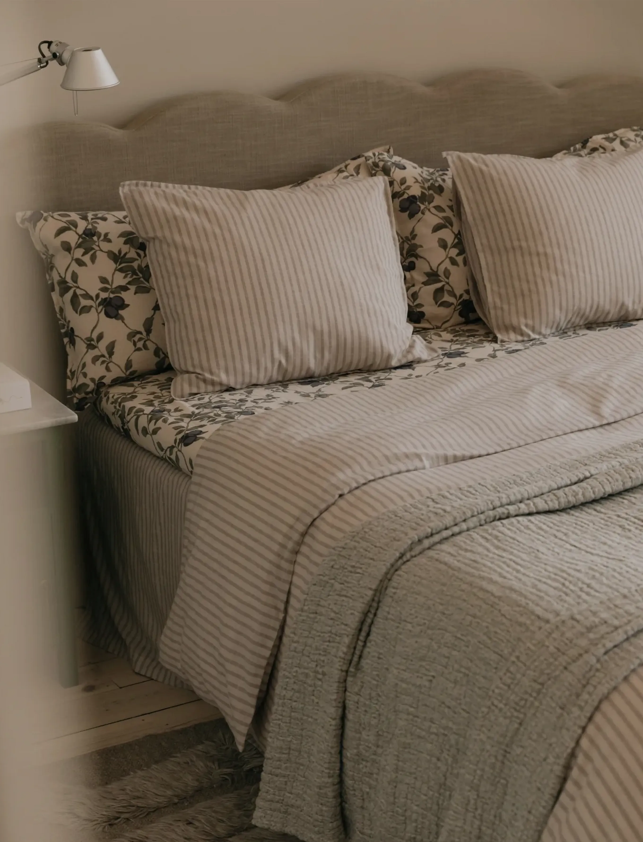 Garbo&Friends Muslin Duvet Cover Double, 220X220 Cm, Bluebell, cm, Sleep Time, Beige - Covers, Kinder