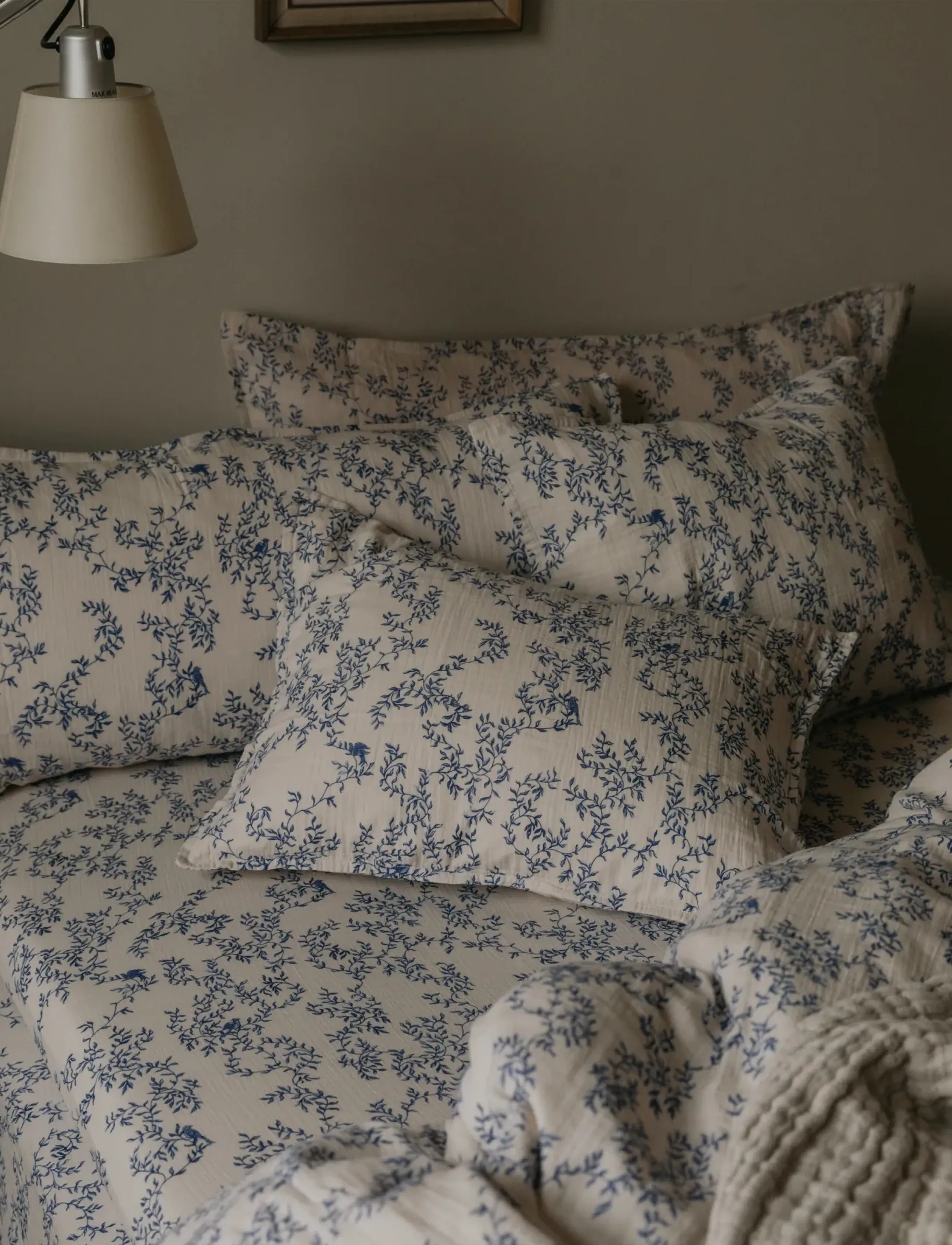 Garbo&Friends Muslin Duvet Cover Double, 220X220 Cm, Bluebell, cm, Sleep Time, Blau - Covers, Kinder