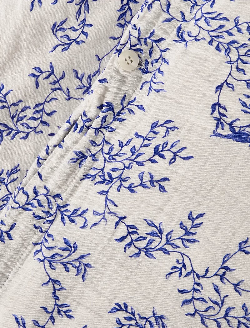 Garbo&Friends - Muslin Duvet Cover Double, 220x220 cm, Bluebell - bettbezüge - jardim - 3