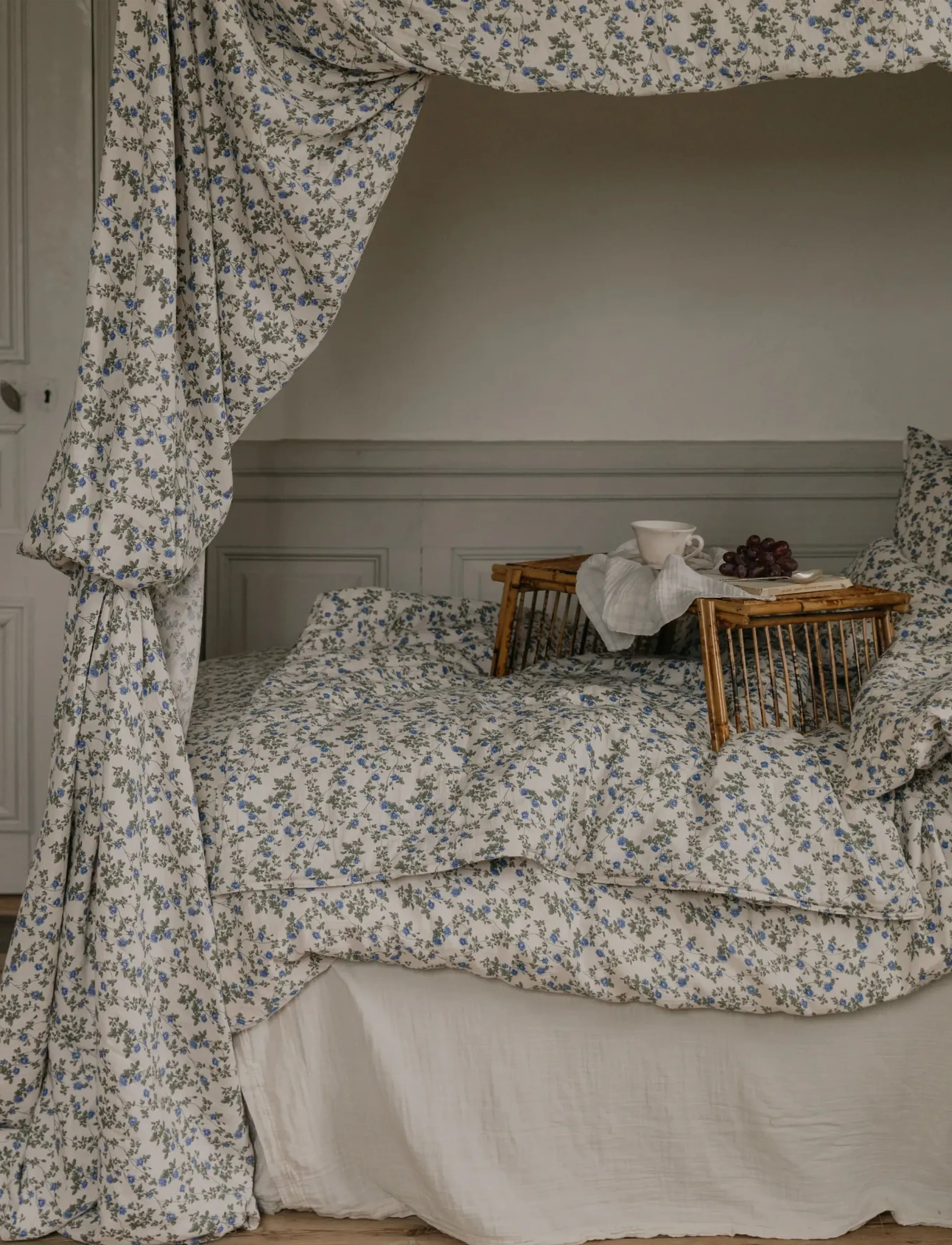Garbo&Friends Muslin Duvet Cover Single, 150X210 Cm, Dainty, cm, Sleep Time, Creme - Bed Sheets, Kinder