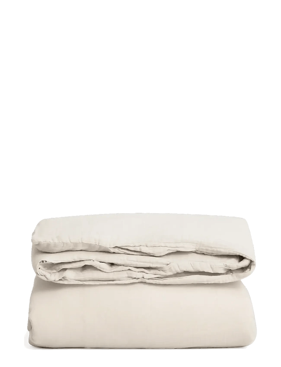 Garbo&Friends - Muslin Duvet Cover Double, 220x220 cm, Eggshell - dynebetræk - eggshell - 1