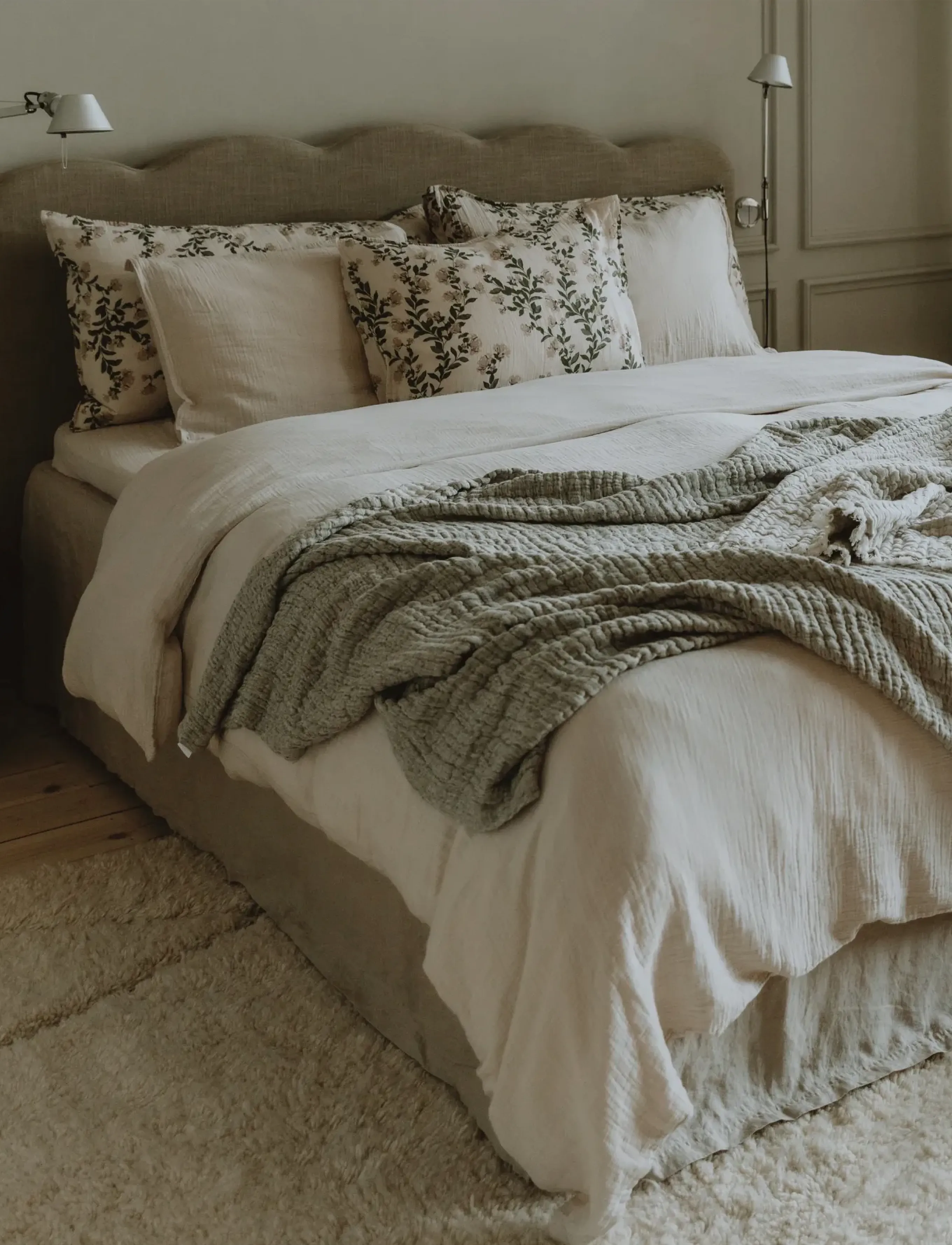 Garbo&Friends Muslin Duvet Cover Double, 220X220 Cm, Eggshell, cm, Sleep Time, Creme - Covers, Kinder