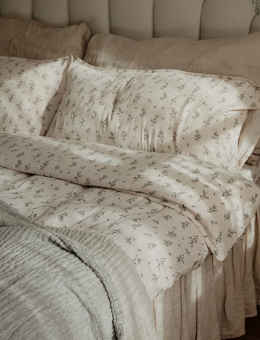 Garbo&Friends - Muslin Pillowcase, 50x60 cm, Jardim - kopfkissenbezüge - bluebell - 3