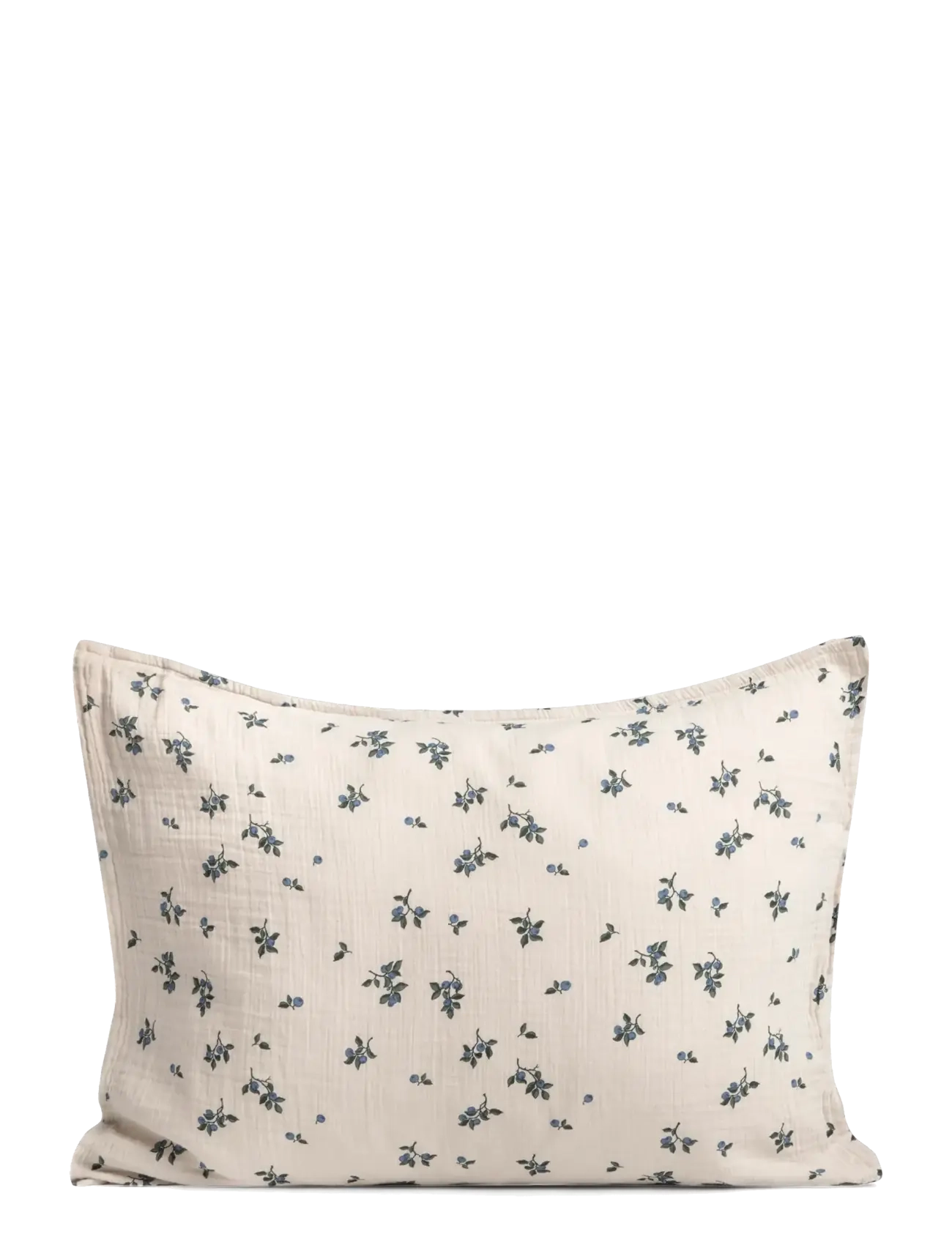 Garbo&Friends Muslin Pillowcase, 50x70 cm, Jardim - 4 for 3 - BLUEBERRY / cream