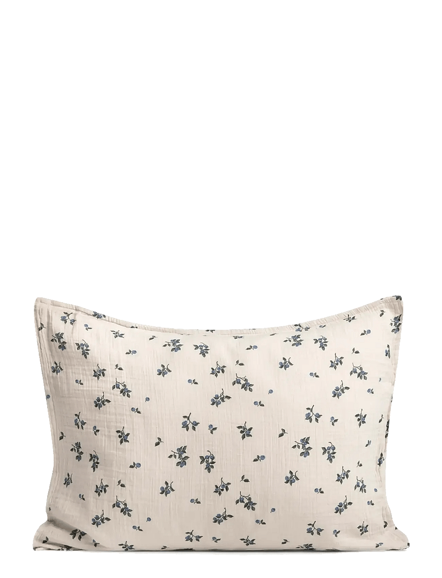 Garbo&Friends - Muslin Pillowcase, 50x60 cm, Jardim - pudebetræk - blueberry - 1