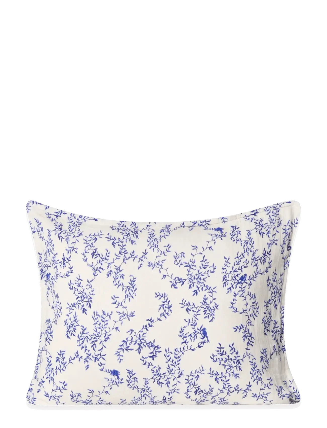 Garbo&Friends Muslin Pillowcase, 50x70 cm, Blueberry - Lastetuba - JARDIM / cream