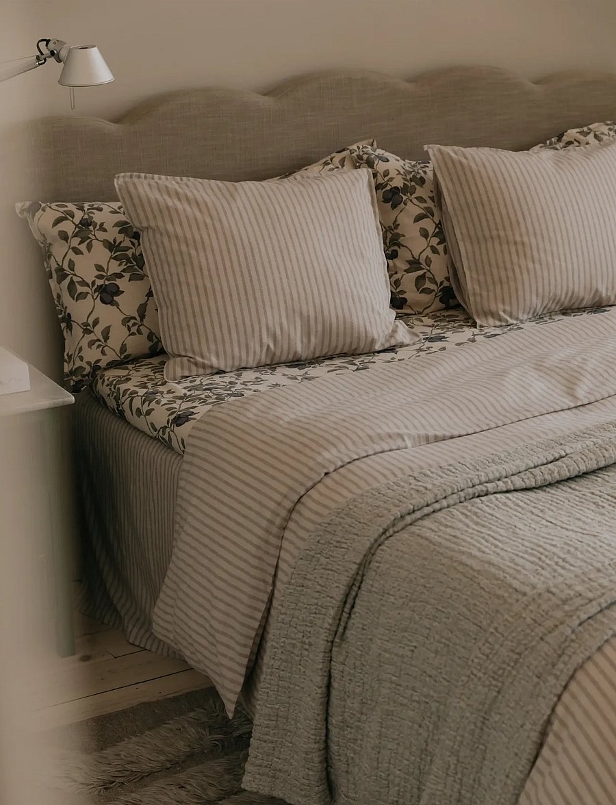 Garbo&Friends - Pillowcase, Stripe Mauve - padjapüürid - stripe mauve - 2