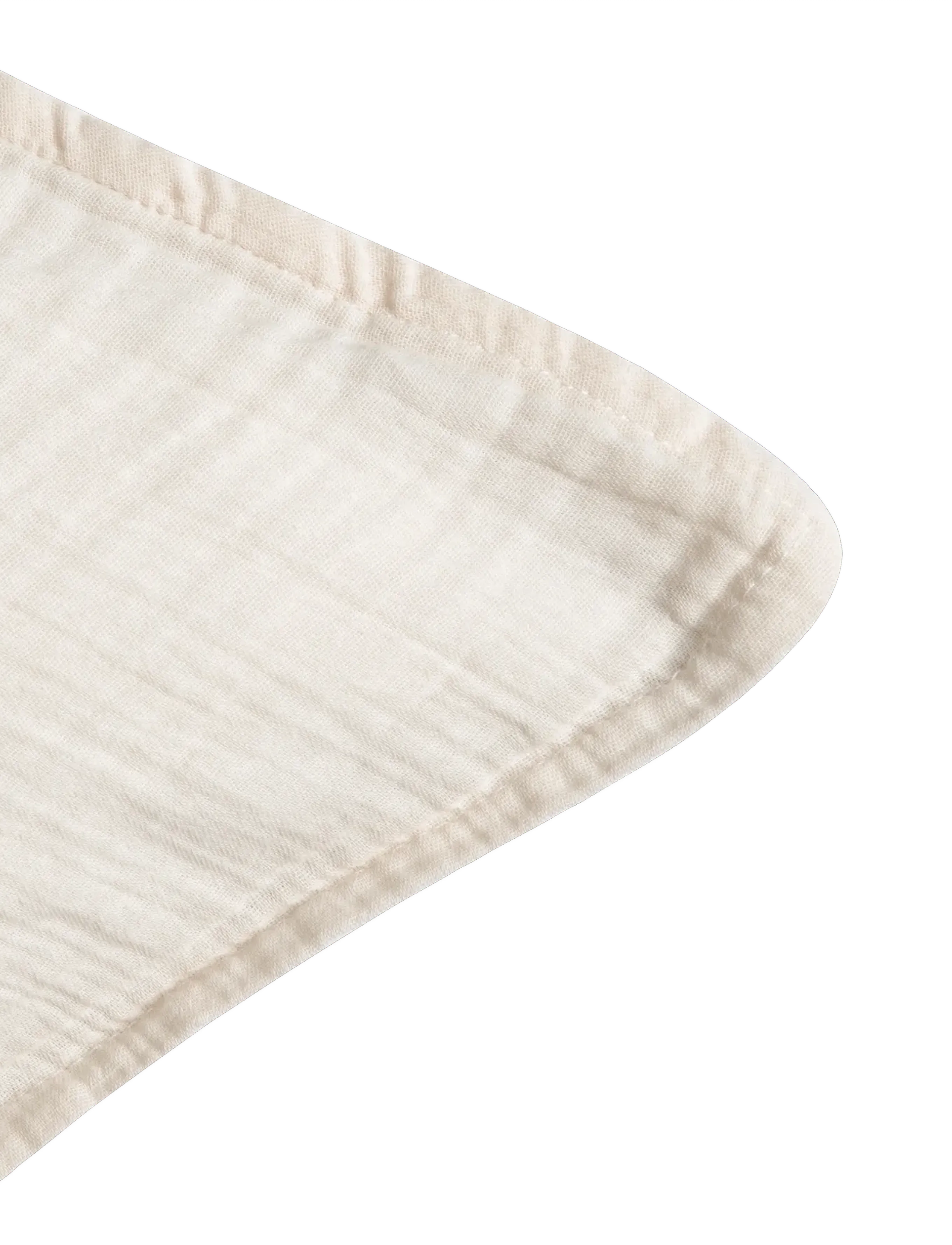 Garbo&Friends - Muslin Pillowcase, 50x70 cm, Eggshell - eggshell - 4