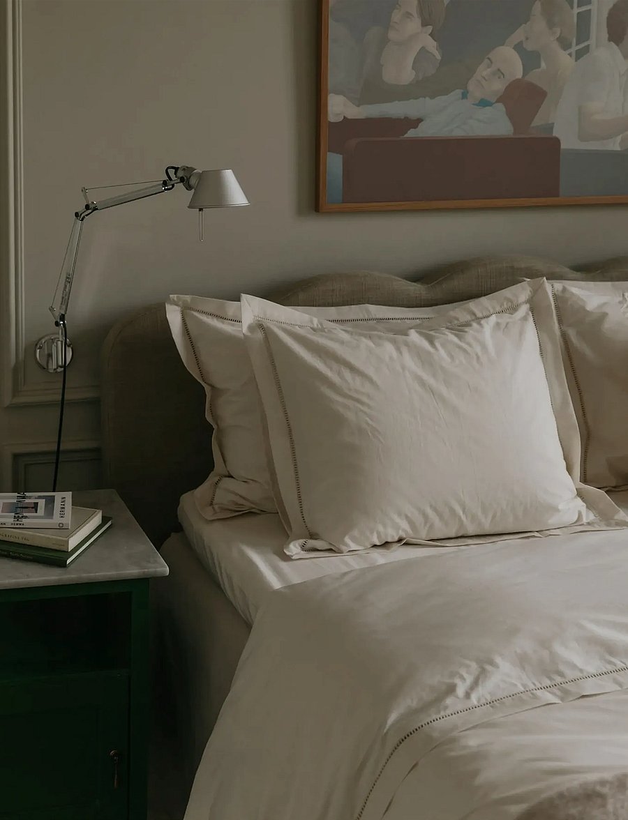 Garbo&Friends - Ladder Lace Pillowcase 50x70 cm - taies d'oreiller - pearl - 2
