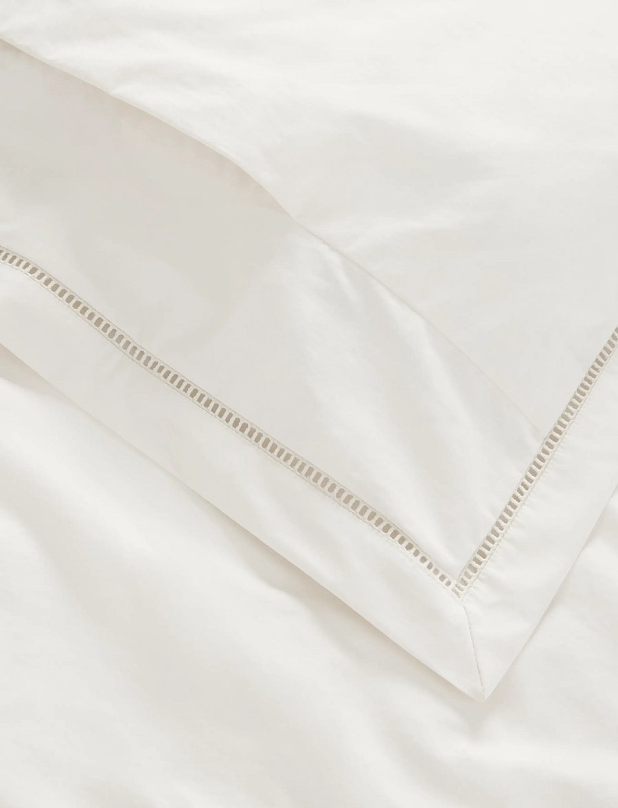 Garbo&Friends - Ladder Lace Pillowcase 50x70 cm - taies d'oreiller - pearl - 3
