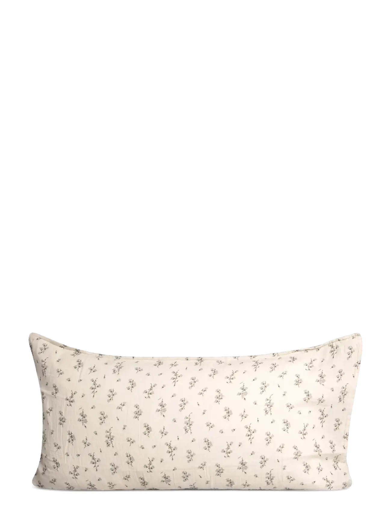 Garbo&Friends Muslin Pillowcase XL, 50x90 cm, Blueberry - Garbo&Friends - BLUEBELL / cream