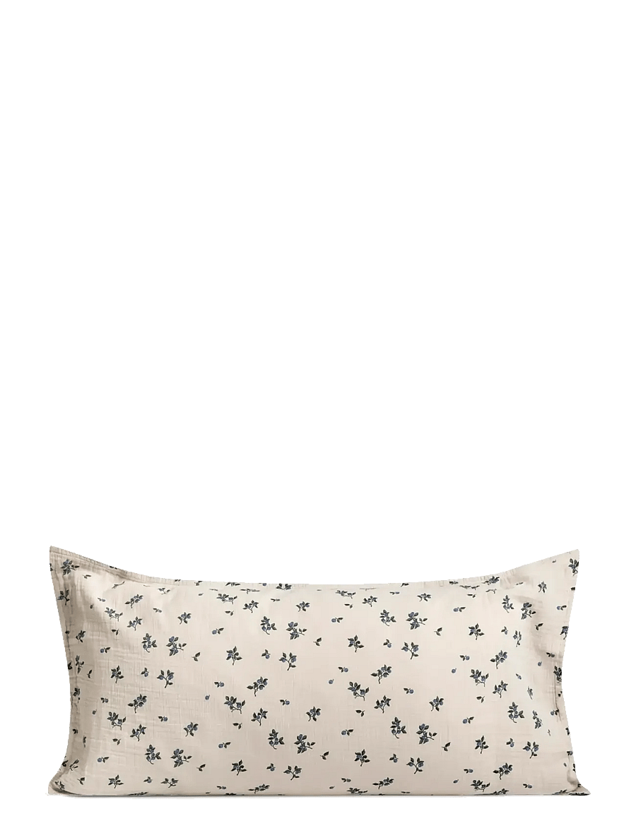 Garbo&Friends - Muslin Pillowcase XL, 50x90 cm, Jardim - blueberry - 1