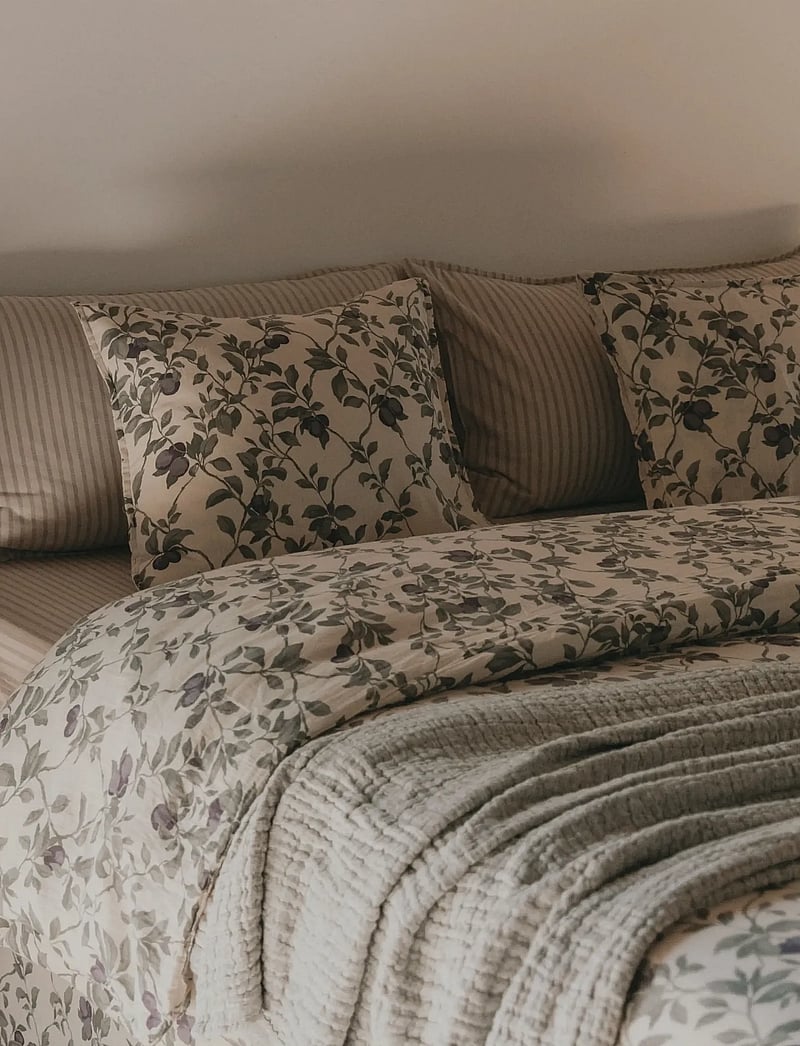 Garbo&Friends - Pillowcase XL, 50x90 cm, Stripe Mauve - kopfkissenbezüge - stripe mauve - 1