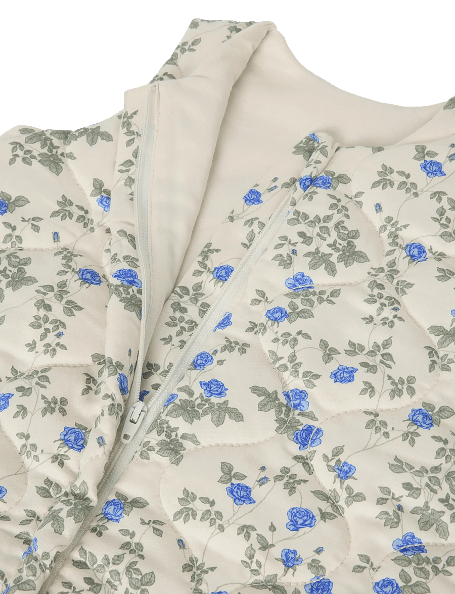 Garbo&Friends - Satin Quilted Sleeping Bag, 6-18m, Dainty - babysoveposer - dainty - 3