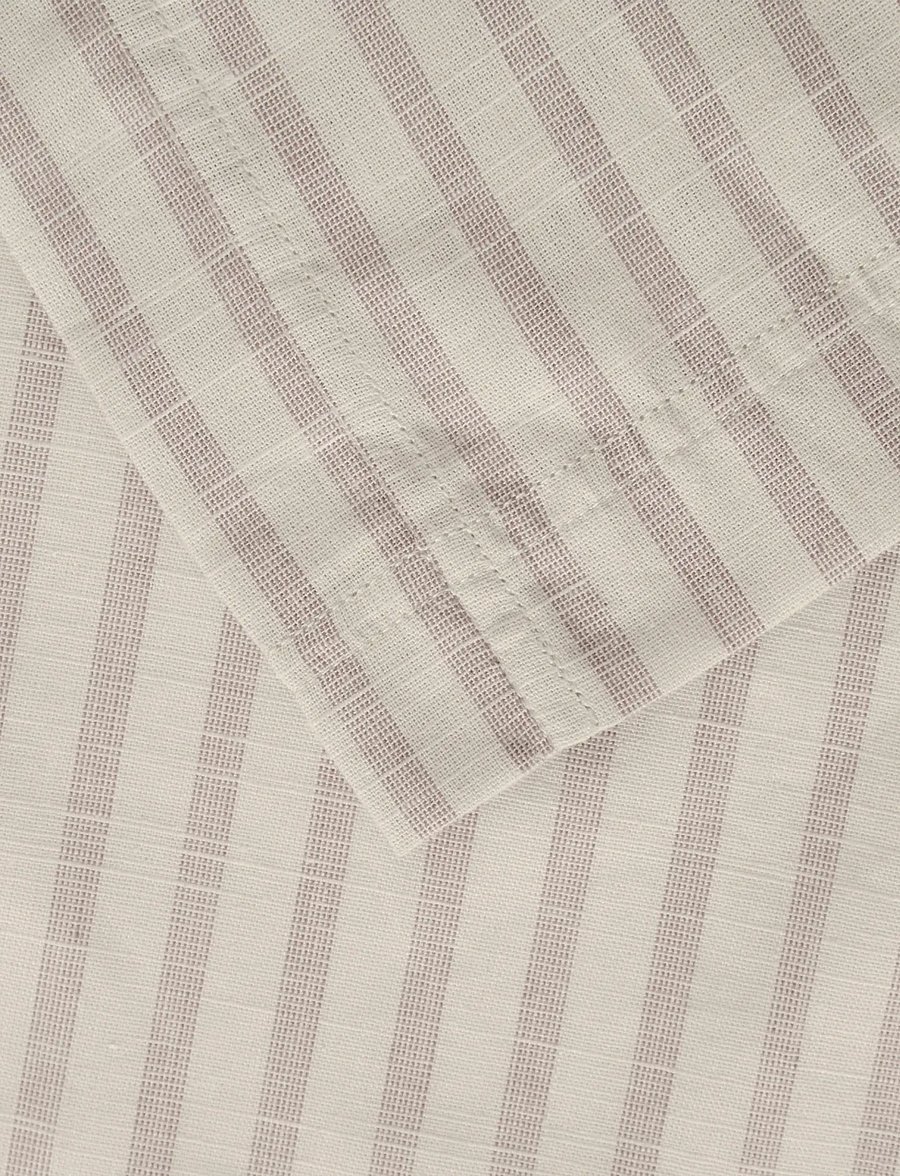 Garbo&Friends - Bed Set Junior, 100x130/ 35x55 cm, Stripe Mauve - påslakanset - stripe mauve - 2