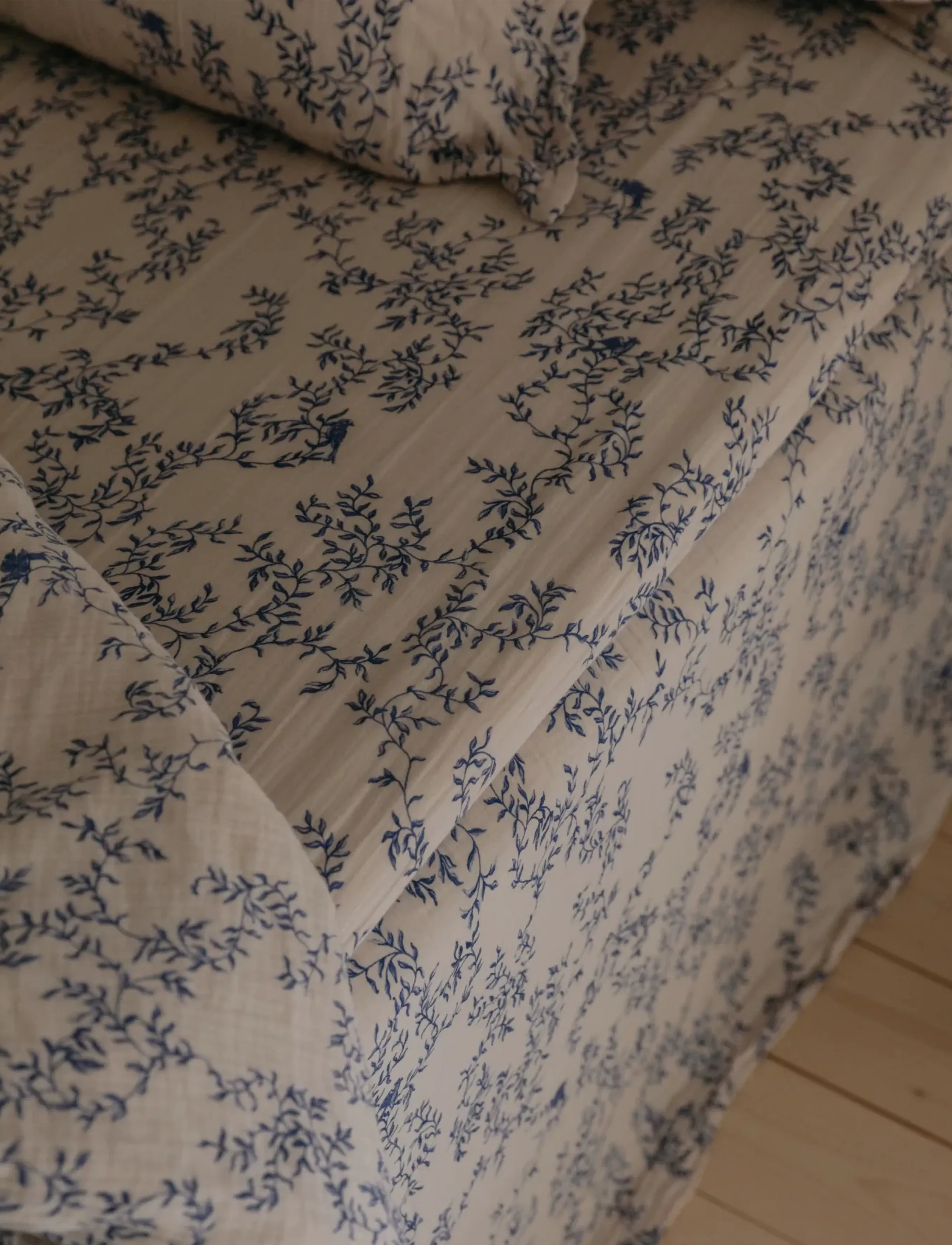 Garbo&Friends Muslin Fitted Sheet Single, 90X200X30 Cm, Jardim, cm, Sleep Time, Creme - Bed Sheets, Kinder
