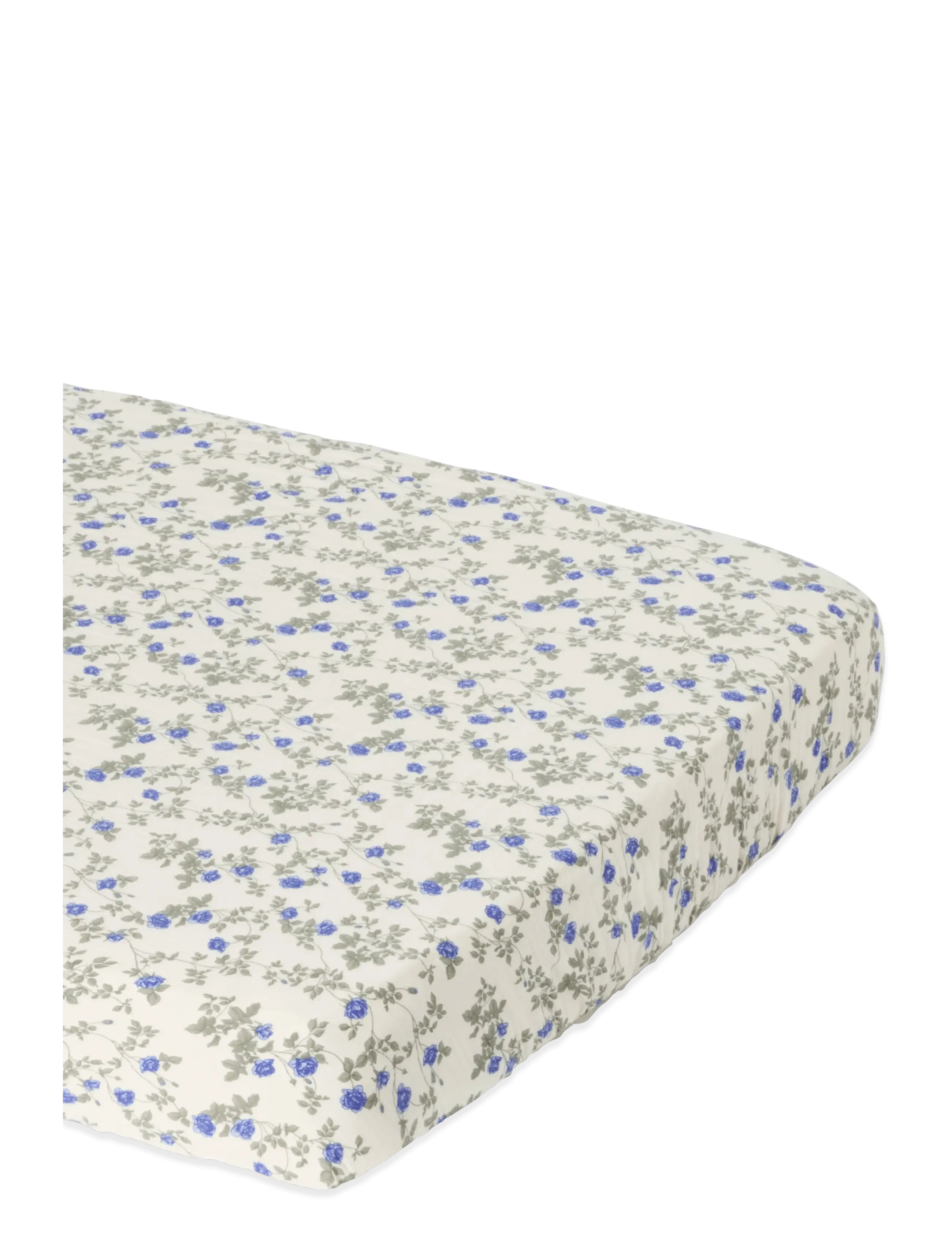 Garbo&Friends - Muslin Fitted Sheet Single, 90x200x30 cm, Dainty - draps - dainty - 2