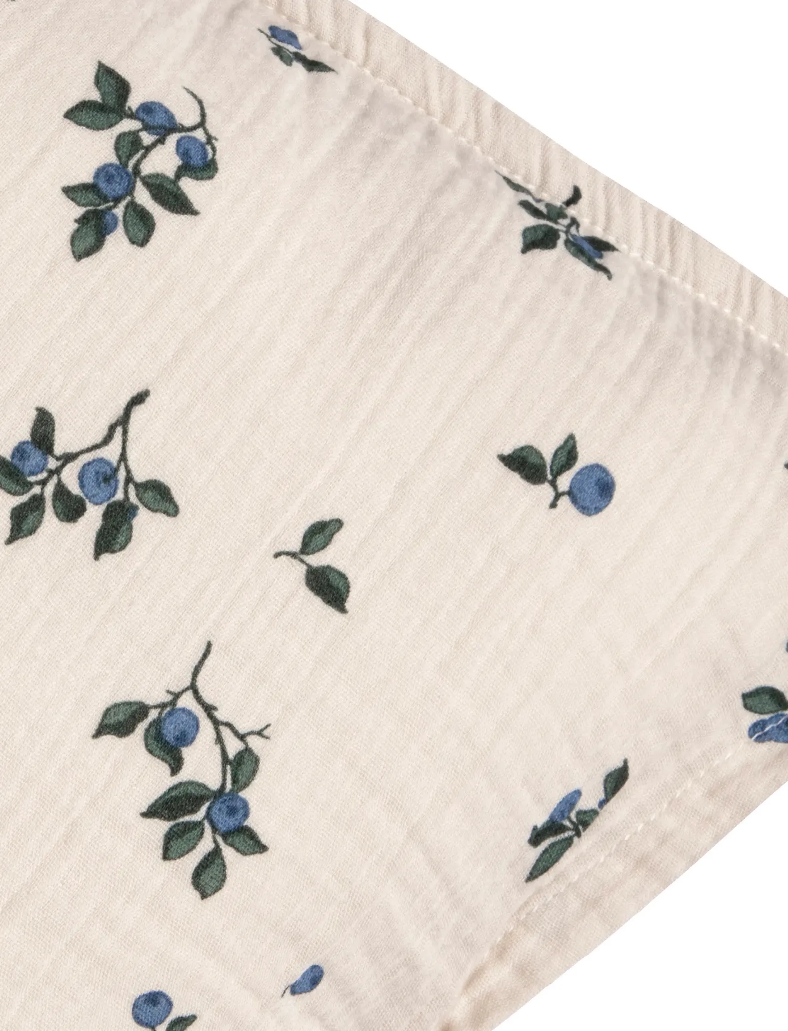 Garbo&Friends - Muslin Fitted Sheet Junior, 60x120x20 cm, Blueberry - draps - blueberry - 4