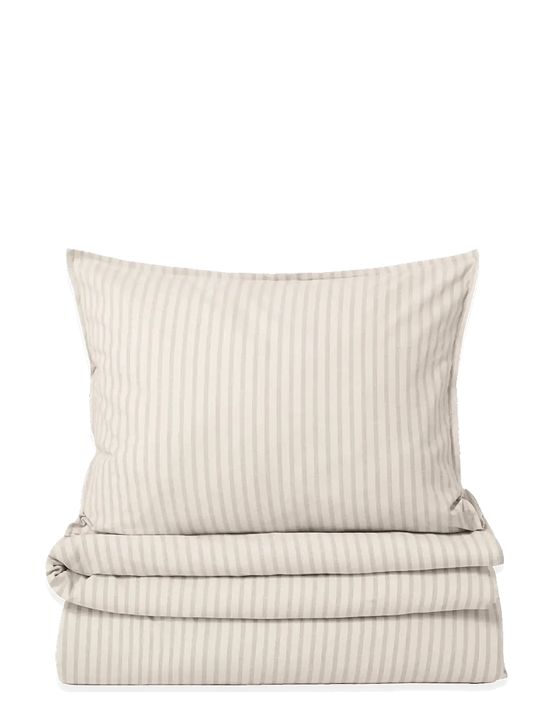 Garbo&Friends - Fitted Sheet Double, 180x200x30 cm, Stripe Mauve - paklodės - stripe mauve - 1