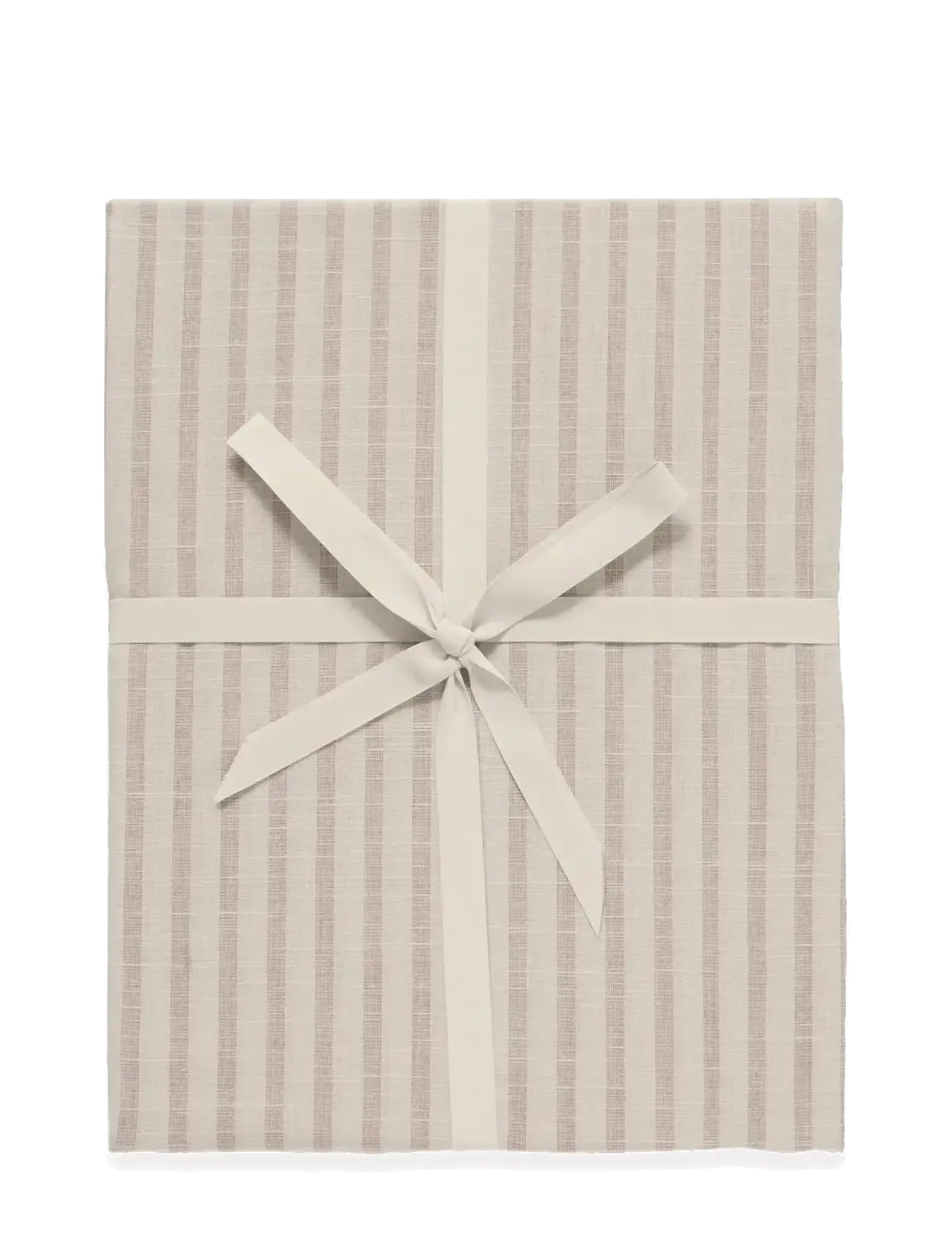 Garbo&Friends Fitted Sheet Junior, 70X140X20 Cm, Stripe Mauve, Bed Lagen, Beige, Str: 70X140X20CM