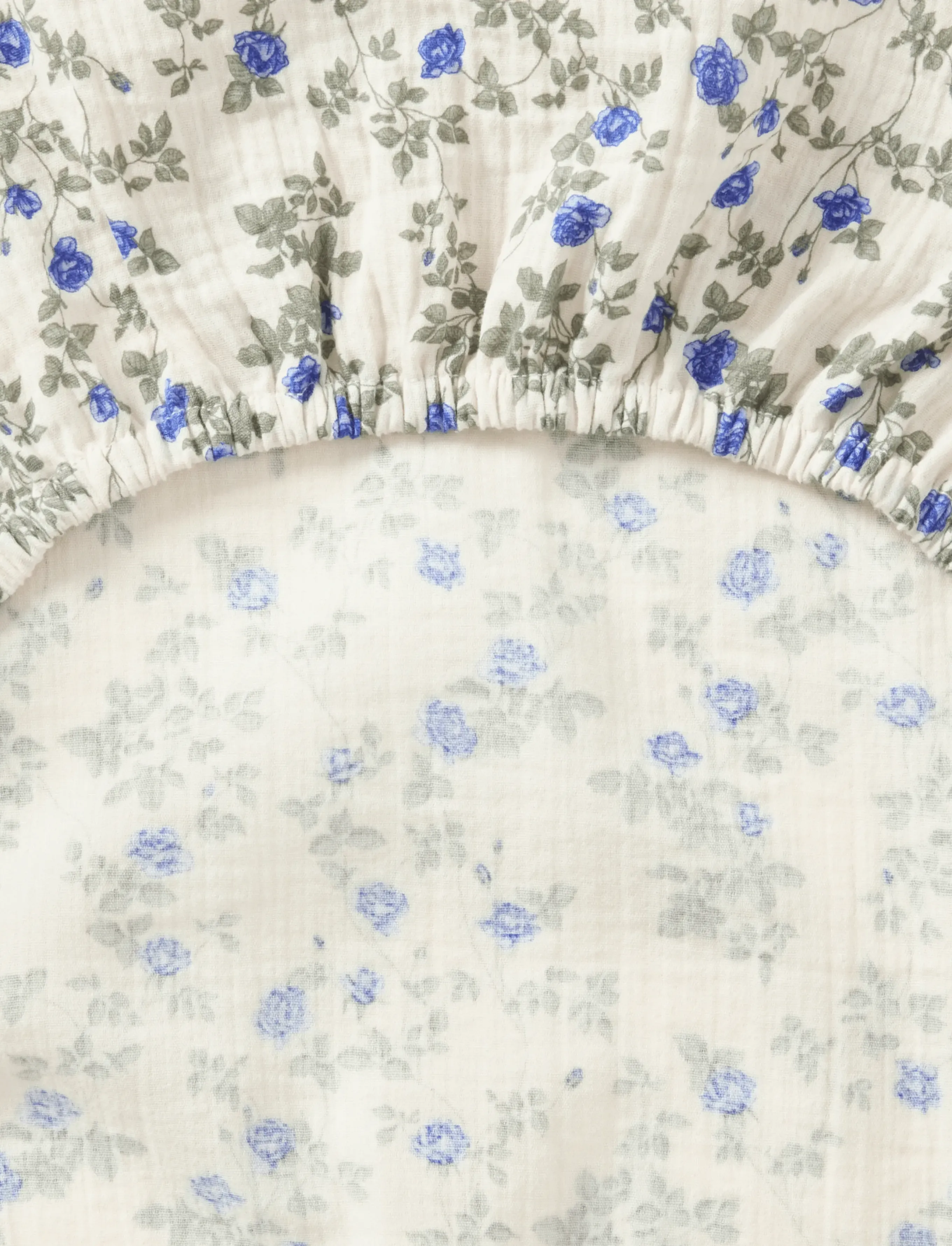 Garbo&Friends - Muslin Fitted Sheet Junior, 70x140x20 cm, Dainty - svefn - dainty - 3