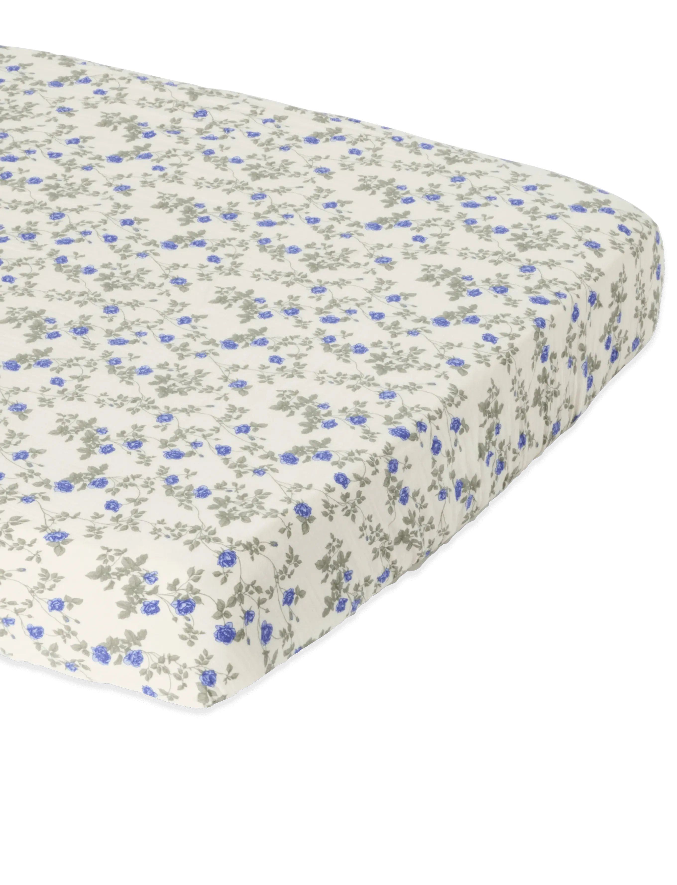 Garbo&Friends - Muslin Fitted Sheet Junior, 70x140x20 cm, Dainty - svefn - dainty - 4