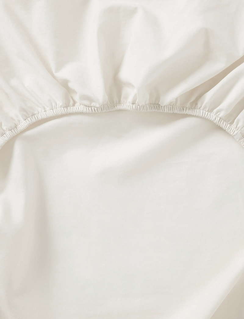 Garbo&Friends - Ladder Lace Fitted Sheet Junior, 60x120x20 cm, Pearl - bettlaken - pearl - 2