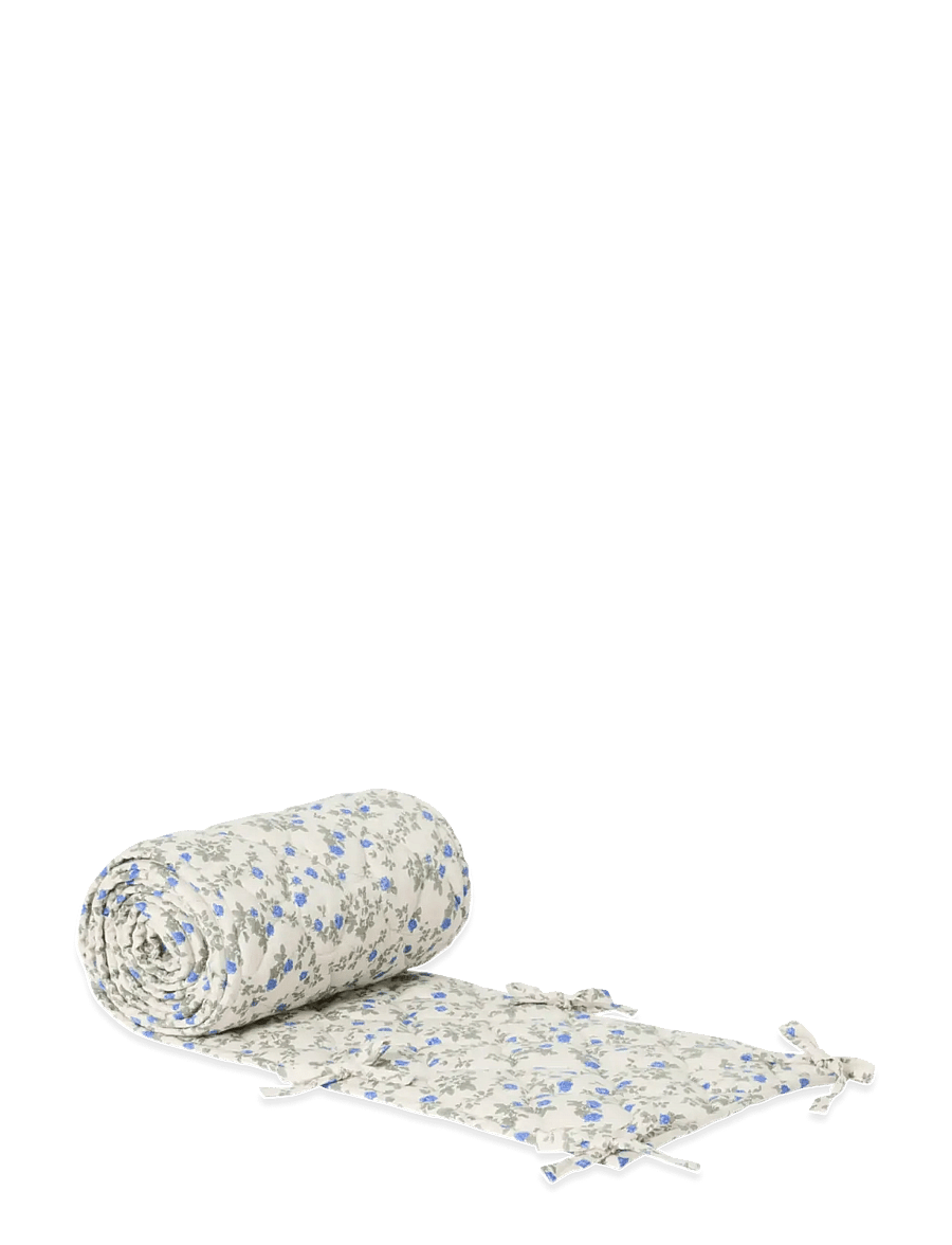 Garbo&Friends - Satin Quilted Crib Bumper, 360x30x0,5 cm, Jardim - sengerande - dainty - 2